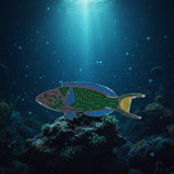 Moon Wrasse Magnet | 新月錦魚/龍船魚磁貼
