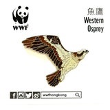 Mai Po Bird Pin - Western Osprey flying | 米埔雀鳥 - 魚鷹 (飛行)