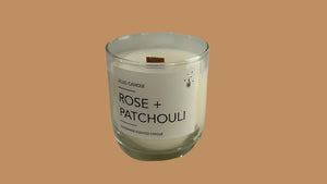 Rose Patchouli Soy Wax Candle  | 玫瑰廣藿香大豆油香薰蠟燭