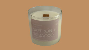 Saffron Tobacco Soy Wax Candle  | 番紅花煙草大豆油香薰蠟燭