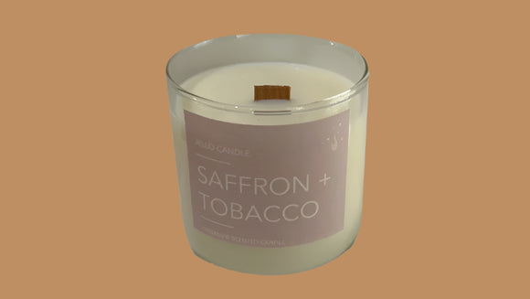 Saffron Tobacco Soy Wax Candle  | 番紅花煙草大豆油香薰蠟燭