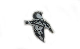 Mai Po Bird Pin - Pied Kingfisher | 米埔雀鳥 - 斑魚狗