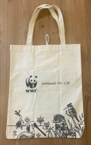 WWF cotton tote bag - Wetland | WWF 棉質環保袋-濕地圖案
